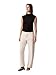 Calvin Klein Women's Cotton Jersey Mock Neck Top Black