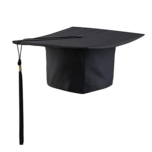 JUMBENA Chapeau de graduation noir mat Cover
