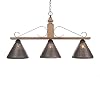 Irvins Tinware 9193TPWD Wellington Large Island Light in Pearwood Primitive Country Kitchen Wood Island Lighting