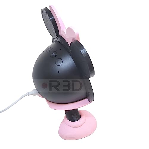 Suporte Para Alexa Echo Pop Minnie Rosa Claro