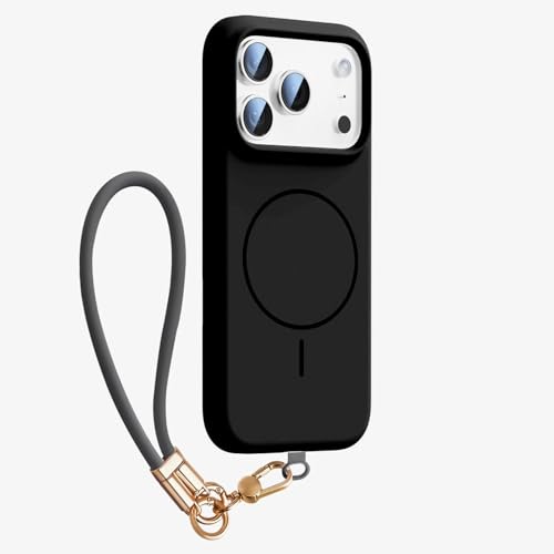 Coque iPhone 17 anti-rayures magnétique en silicone ultra-fine pour éviter les chutes