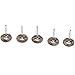 AHYYLKLPER 5Pcs 25mm Fibre Grinding Polishing Wheel Brushes Compatible with Rotary Tool Brushes Wheel Kit Polish Tool 3mm Shank Compatible with Dremel Accessories Hand Tool Accessories