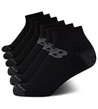 New Balance Women's Athletic Socks - Performance Quarter Cut Socks (6 Pack), Size Large: 10-13.5,...