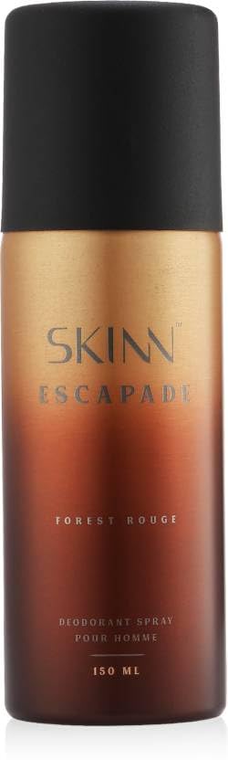 Skinn By Titan | Escapade Forest Rouge Deo - 150 ml|Perfume For Man| Gift Set For Men | Long Lasting Smell Deoderant |Dermatologically Approved | Fresh & Spicy |Everyday Body Spray