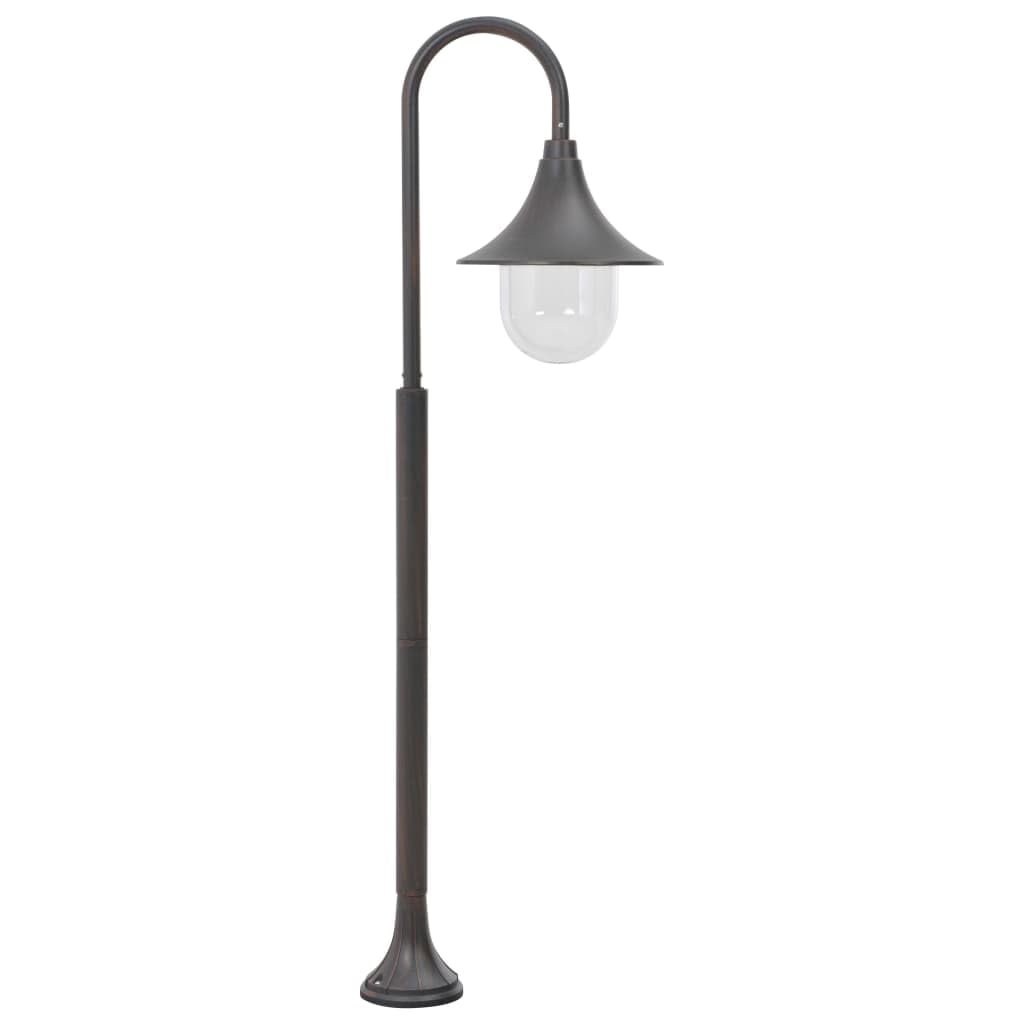 vidaXL Farolas de Jardín Luces Aluminio Bronce 120 cm Iluminación Patio Noche