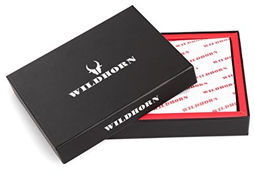 Image of WildHorn customised Gifts for Men | Personalized Leather Wallet for Mens -Name /Logo Printed on Wallet I New Customized Giftings for Men Boy Love Husband Employees Clients