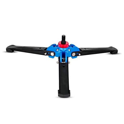 Koolehaoda Monopod Holder Stand Base Three Feet Support Stand with 3/8" Screw for Monopods Ballhead (A2)