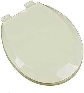 Premium Plastic Round Front Contemporary Design Toilet Seat, Bone