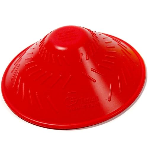 The Wright Stuff Tenura 100% Silicon Jar Opener 4-5/8 inch Diameter (Red)