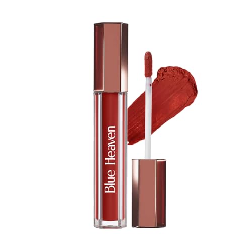 Image of Blue Heaven Roseate Lip Cream | Light Weight Mousse Texture | Hydrating & Plumping Liquid Lipstick for women | Enriched with Peptides, Hyaluronic Acid & Cocoa Butter | Imperial Truffle | 3.5ml