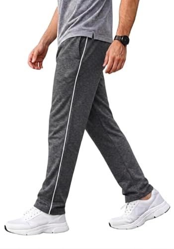 Image of Prince Sports Men's Cotton Track Pant | Comfortable Regular Fit Lower for Gym, Running, Sports & Casual Wear