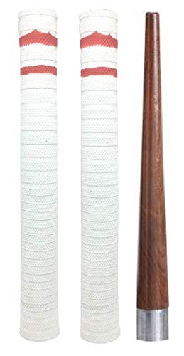 Kiraro Combo of 1Cricket Bat Handle Gripper Cone with 2Bat Handle Grip(Pack of 3) (B08HZ4KH37) Amazon Price History, Amazon Price Tracker