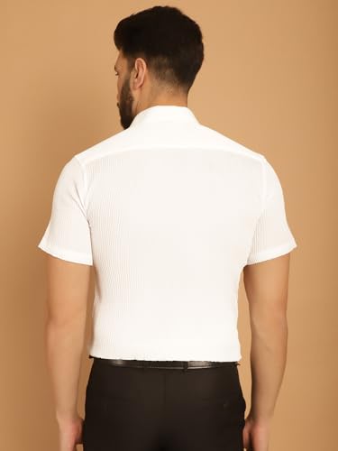 Image of Indian Needle Men's Striped Regular Fit Shirt