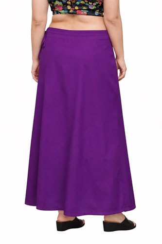 Image of CITIX Pure Cotton Petticoat for Woman Saree | Adujastable Drawstring Waist