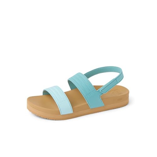Image of REEF Girls Kids Water Vista Platform Sandal, Water Friendly, Adjustable Strap