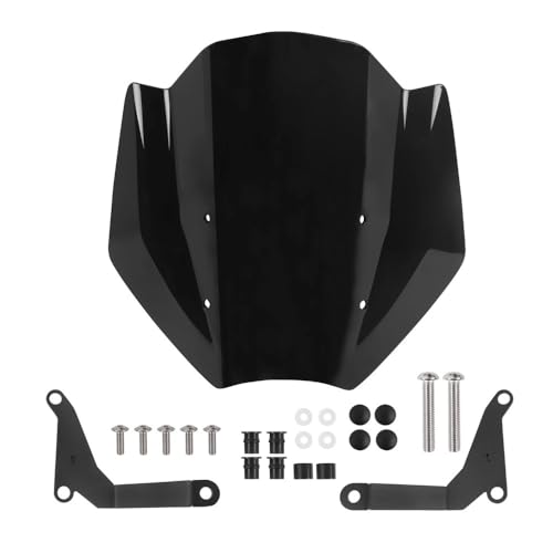 Extension bulle pare-brise moto sport Trident 660 déviation d'air maximale