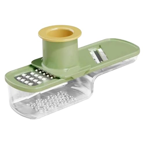 Cortador y rallador de ajo multifuncional 3 en 1 verde miniatura 3