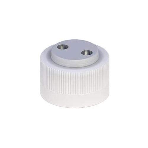 Cole-Parmer EY-12018-24, Solvent Delivery Cap 38-430, White (Pack of 4 pcs)