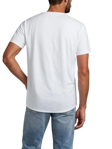 Only & Sons Tshirt Herren Regular Fit ONSJEFF LONGY 5er Set Pack lang geschnitten Rundhals Kurzarm Sommer Tee Shirt Basic, Größe:XL, Farbe:Bright White (22039223) 3