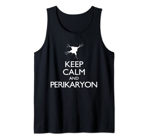 Funny Biology Science Nerd Keep Calm & Perikaryon Tank Top