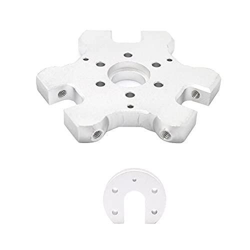 Lysee 3D Printer Parts & Accessories - Aluminum Metal M4 Delta Kossel fisheye Effector Hanging Station 4MM for v5 v6 J-Head Kossel Mini 3D Printer Accessories