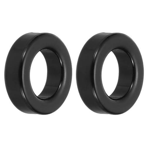 QUARKZMAN 2uds Toroide Núcleo, 23x36x13mm Hierro Ferrita Estrangulamiento Anillo Potencia Toroidal Transformador para Estabilizar Señal Transmisión, Negro