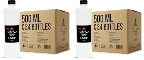 Image of Kelzai Natural Rejuvenator Volcanic Mineral Rich Still Water 500ml - Pack of 48| Perfect for Party Essentials, Office Use, and Everyday Hydration (PET Bottle)
