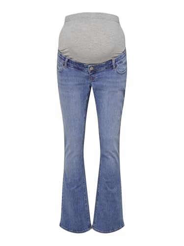 Jean Flared OLMBLUSH ONLY MATERNITY avec bande souple élastique et coupe évasée rétro