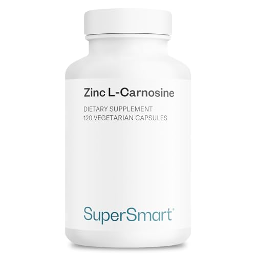 SuperSmart - Zinc L-Carnosine 75mg per Day (Well-Tolerated) - Zinc Carnosine Supplement | Non-GMO &