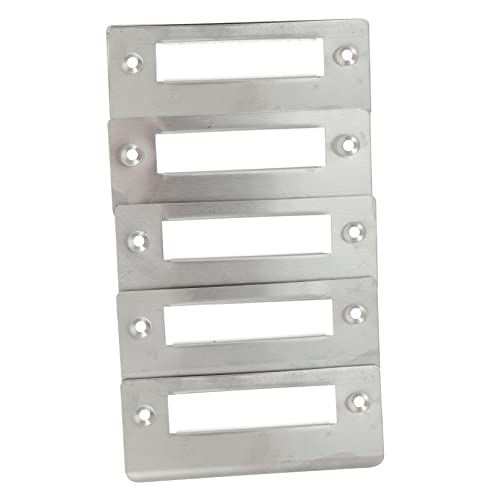 LIFKICH Metal Door Security Device Door Security Plate Long Strike Plate Cover for Enhanced Security