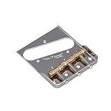GOTOH TLタイプブリッジ、In-Tuneサドル、クローム(PBS-TC1SC) BS-TC1S-C