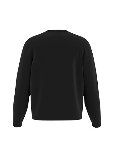 GUESS Men's Long-Sleeve Garrett Faux Suede Crew2