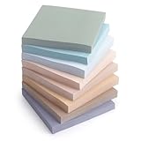 Vintage Colors Sticky Notes 3x3 inch, 8 Pads, Self-Stick Note Pads, Super Sticky Self-Adhesive Sticky Notes, 8 Pads/Pack, 80 Sheets/Pad