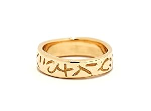 Eros Comin Gioielli Glauben in Gold 18 Kt mit Gravur Stufenheck hochwertige italienische Goldschmiedekunst Eros Comin Gioielli Glauben in Gold 18 Kt mit Gravur Stufenheck hochwertige italienische Goldschmiedekunst