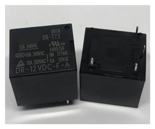 Relé DR-12VDC-FA para automatizar luces y domótica T73-1A-12V