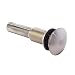 DECOLAV 9290-SN Decorative Non-Closing Umbrella Drain without Overflow, Satin Nickel