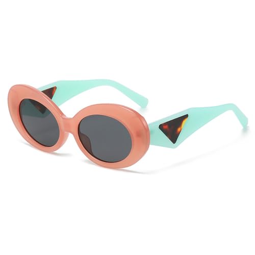 Lunettes de soleil UV400 tendance ovales femmes et hommes style rétro