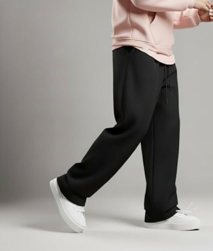 Image of dockstreet Track Pant for Men || Baggy Fit || Track Pants || Full Elastic Jogger Track Pant || 100% Cotton
