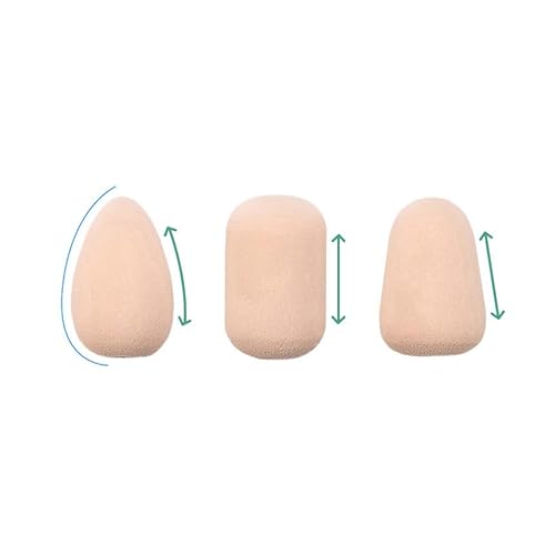 FADETTE 3 pcs Air Hole Makeup Roller Sponges Beauty Blender for Multifunctional Makeup & Lotion Applicator Set - Korean K-Beauty Air Hole Roller Puff for Foundation, Face, Body