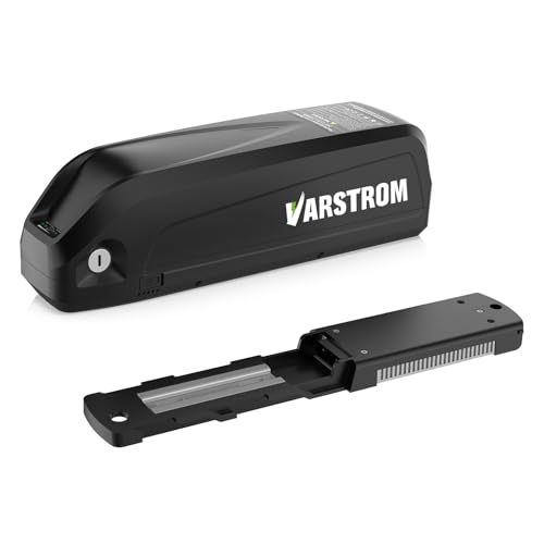 Varstrom Lithium-Ion Ebike Battery - 48V 52V 36V Options Multi-Capacity (30Ah 25Ah 20Ah 18Ah 15Ah 13Ah) Compatible with BAFANG Pexmor AW Ebike Conversion Kit Mid Motor and Hub Motor (0-2000W)