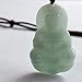 Handcarved natural jade necklace, Guanyin Bodhisattva talisman