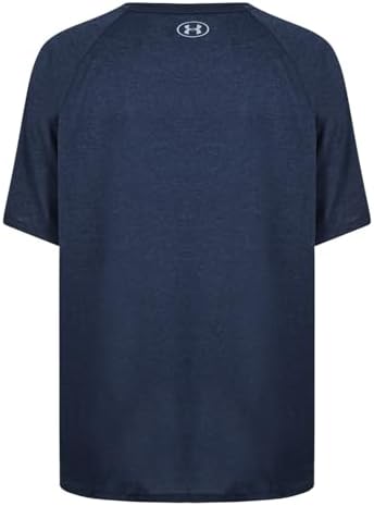 Under Armour Men's Tech Textured Short Sleeve T Shirt, (587) Jasper Blue / / White, Large - 3