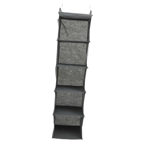 Vaguelly Hanging Closet Organizer Clothing Storage Bag with Non Woven and Hooks Space Saving for Efficient Closet Organization