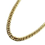 SUPVOX Cadenas de Joyería para Hombre 2 Piezas Collares de Imitación de Oro 60 Cm Estilo Punk Collares Dorados Exagerados para Fiesta, Bar y Eventos Sociales