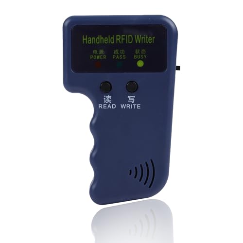FLEXMAN Llave de Mano Llave Lector de Tarjetas, 4.5X2.8X1.2in Computadora de Mano Duplicadora RFID 125Khz Copiadora, Duplicadora Programador Tarjetas Identificación Inteligente, Lector RFID de Mano