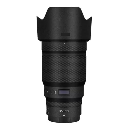 �ɓK������ Nikon Z 50mm F1.2S�p�J���������Y�X�e�b�J�[ �R�[�g���b�v �t�B�����v���e�N�^�[ �r�j�[���f�J�[���X�L�� 50 1.2�p (���U�[�u���b�N)