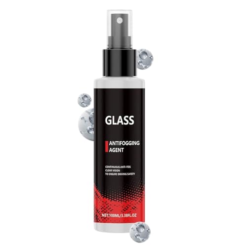 Anti vaho para parabrisas – 100 ml Ventanas Desnebulizador | Spray antivaho para de coche, para automóviles, marina, espejos exteriores y pantallas, sin rayas ni