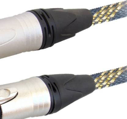 Image of MX xlr male to female microphone cable wire 3 pin mic cable microphone cord wire mic cable 5 meter for Guitar Audio Speaker Cable Multicolor (Xlr Male to Female Cable(Nylon Mesh), 3 MTR)