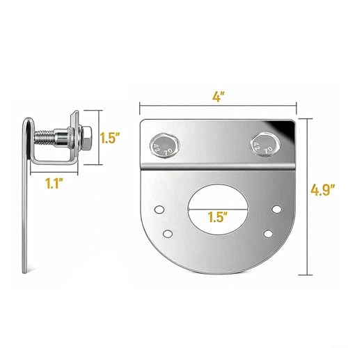 Support en acier inoxydable 304 réglable pour camionnette