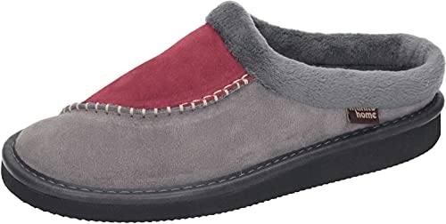 Manitu Zapatillas de casa, Mule Mujer, Gris, 36 EU